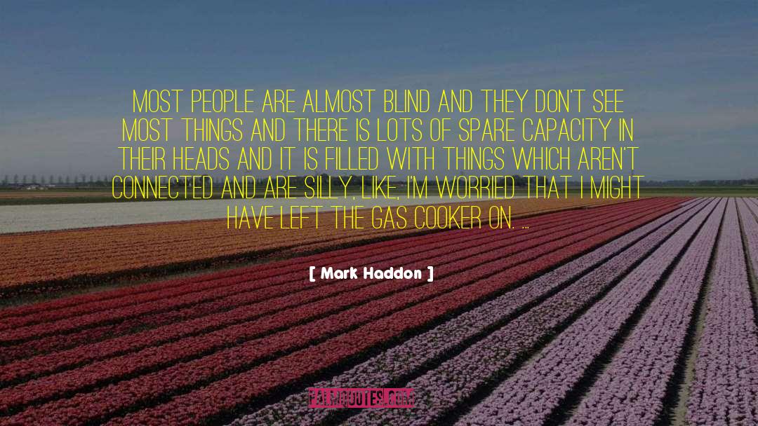 Cooker quotes by Mark Haddon