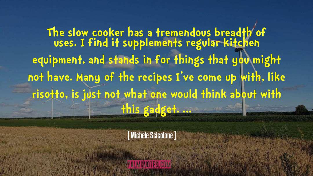 Cooker quotes by Michele Scicolone