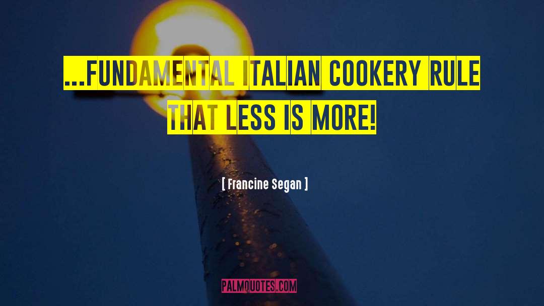Cookery quotes by Francine Segan