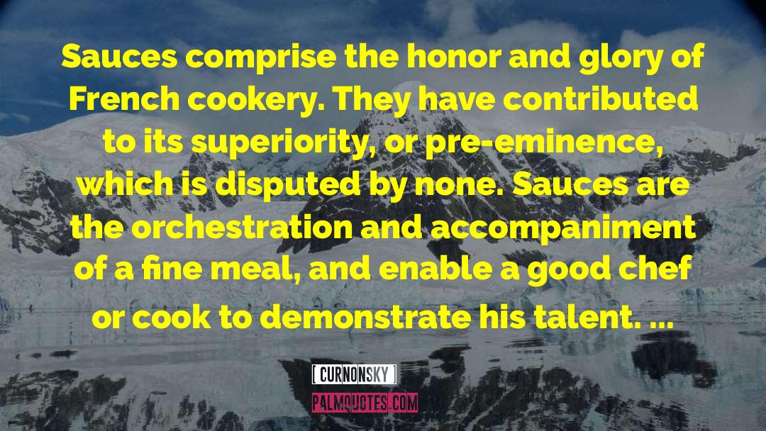 Cookery quotes by Curnonsky