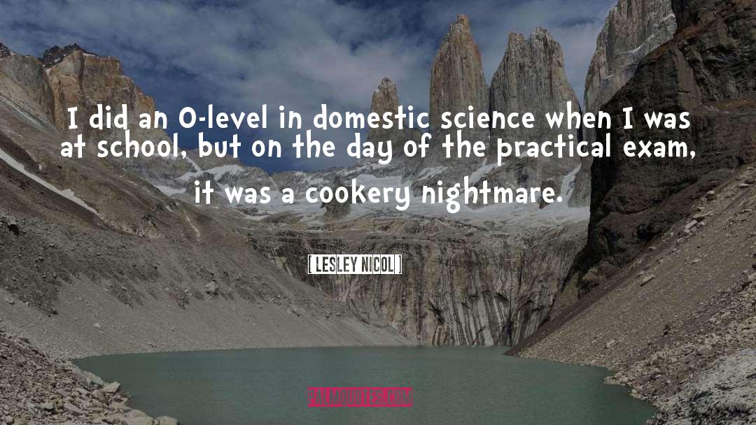 Cookery quotes by Lesley Nicol