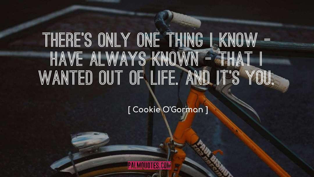 Cookie O Gorman quotes by Cookie O'Gorman