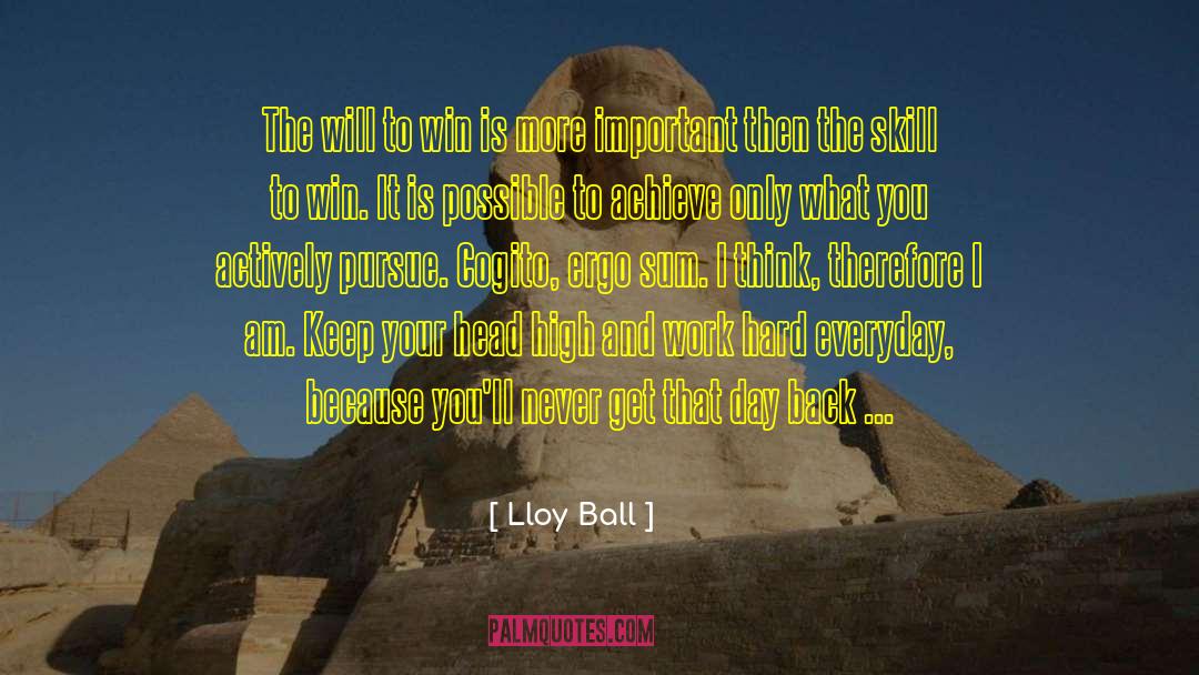 Cooking Skill quotes by Lloy Ball