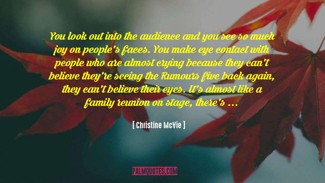 Cooking With Family quotes by Christine McVie