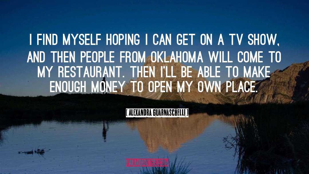 Cookson Oklahoma quotes by Alexandra Guarnaschelli