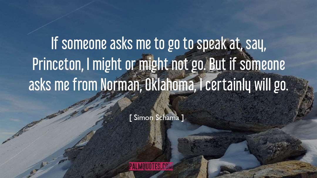 Cookson Oklahoma quotes by Simon Schama