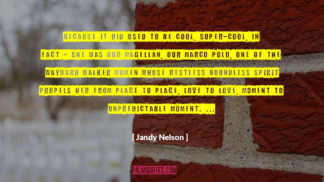 Cool Flying quotes by Jandy Nelson