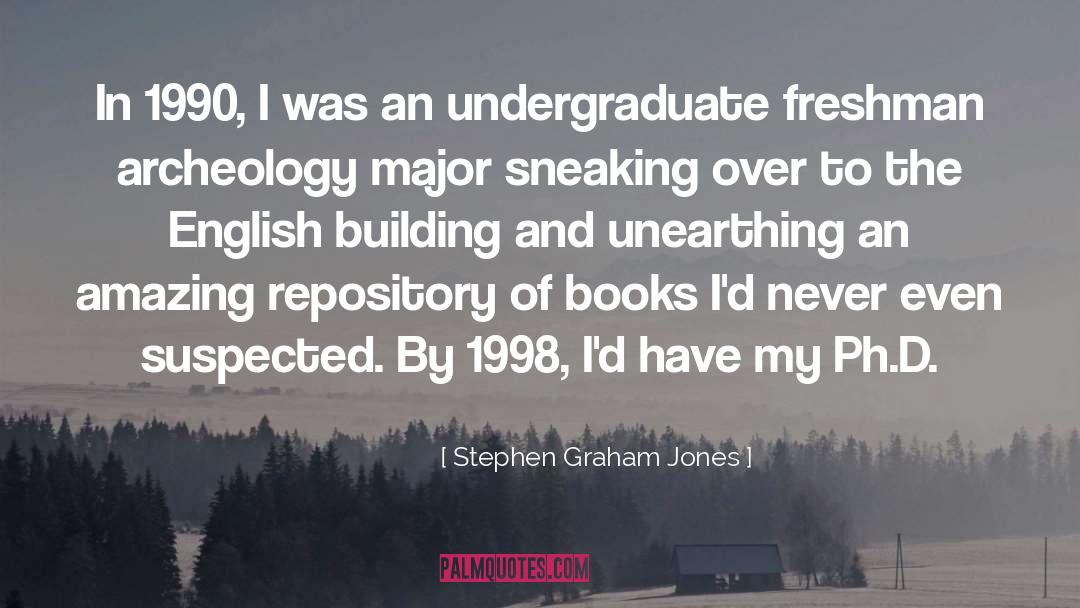 Cool Freshman quotes by Stephen Graham Jones