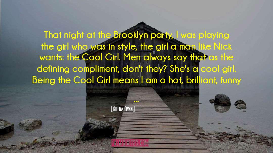 Cool Girl quotes by Gillian Flynn