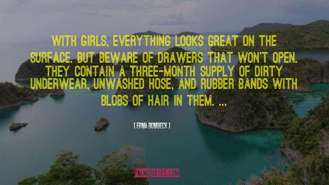 Cool Hair quotes by Erma Bombeck