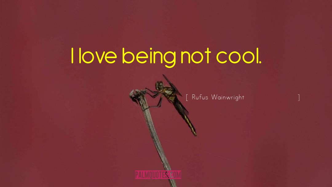 Cool Love quotes by Rufus Wainwright