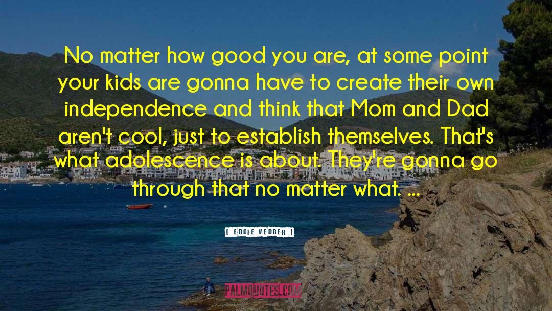 Cool Mom quotes by Eddie Vedder