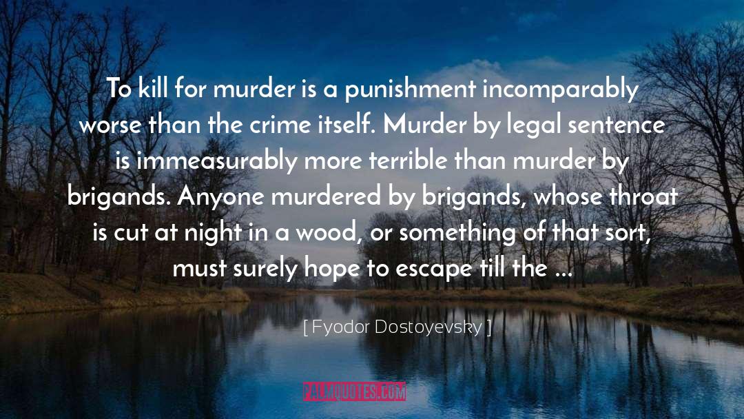 Cool Motive Still Murder quotes by Fyodor Dostoyevsky