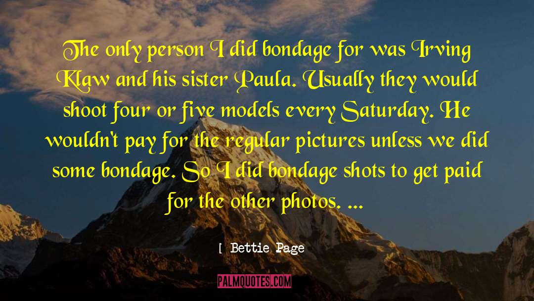 Cool Person quotes by Bettie Page