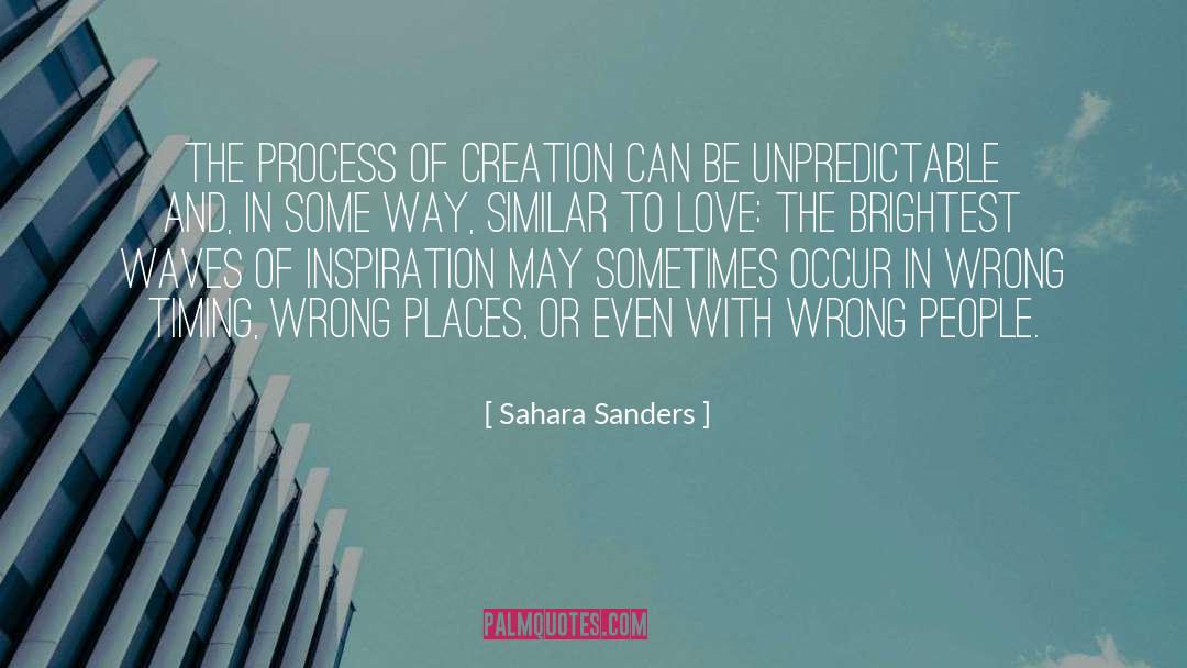 Cool Places quotes by Sahara Sanders