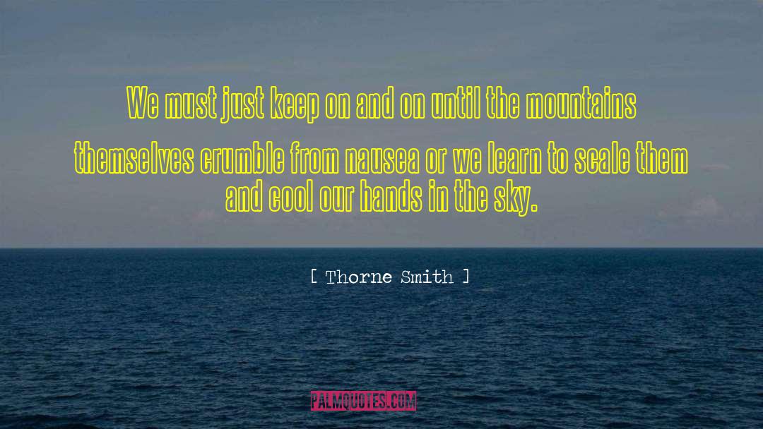 Cool Response quotes by Thorne Smith