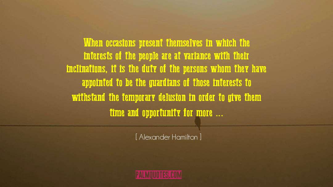 Cool Response quotes by Alexander Hamilton