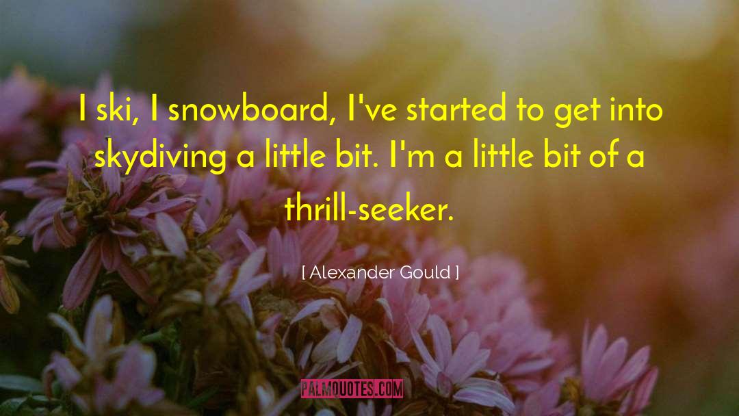 Cool Snowboard quotes by Alexander Gould