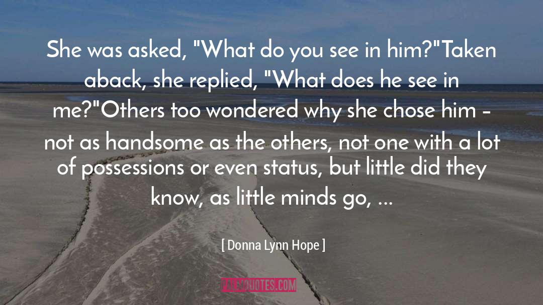 Cool Status quotes by Donna Lynn Hope