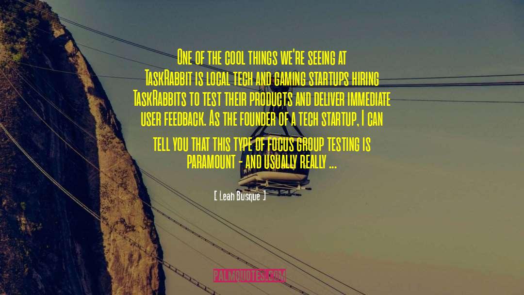 Cool Things quotes by Leah Busque