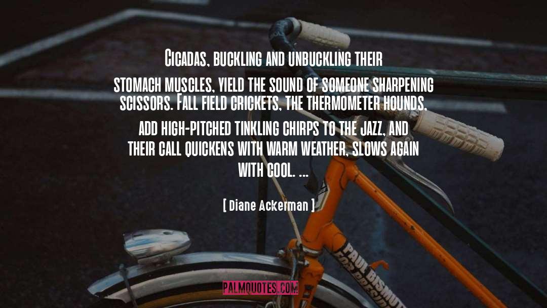 Cool Weather quotes by Diane Ackerman