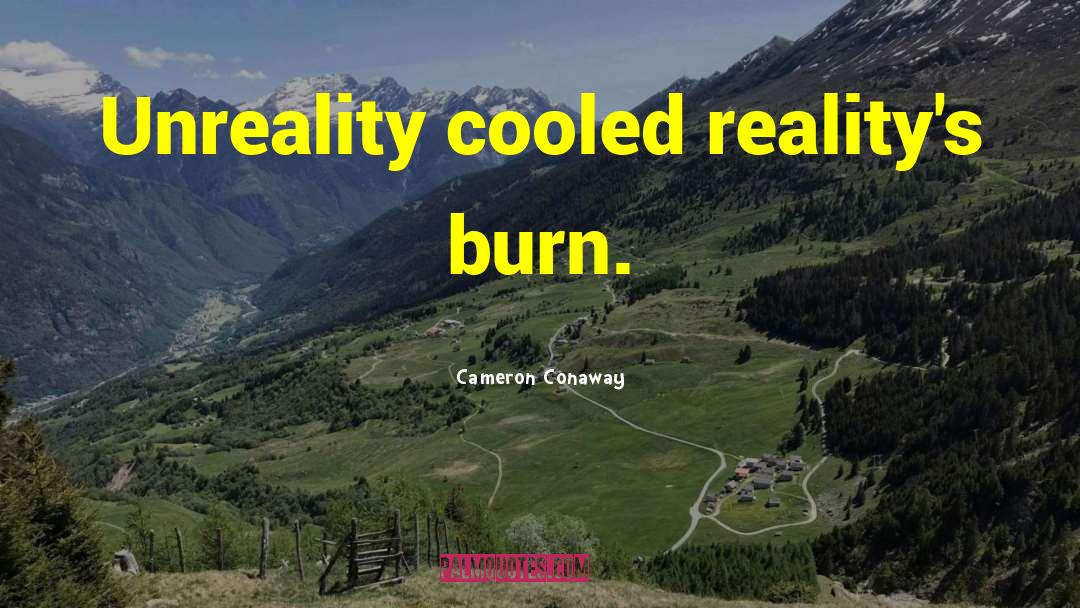 Cooled Lava quotes by Cameron Conaway