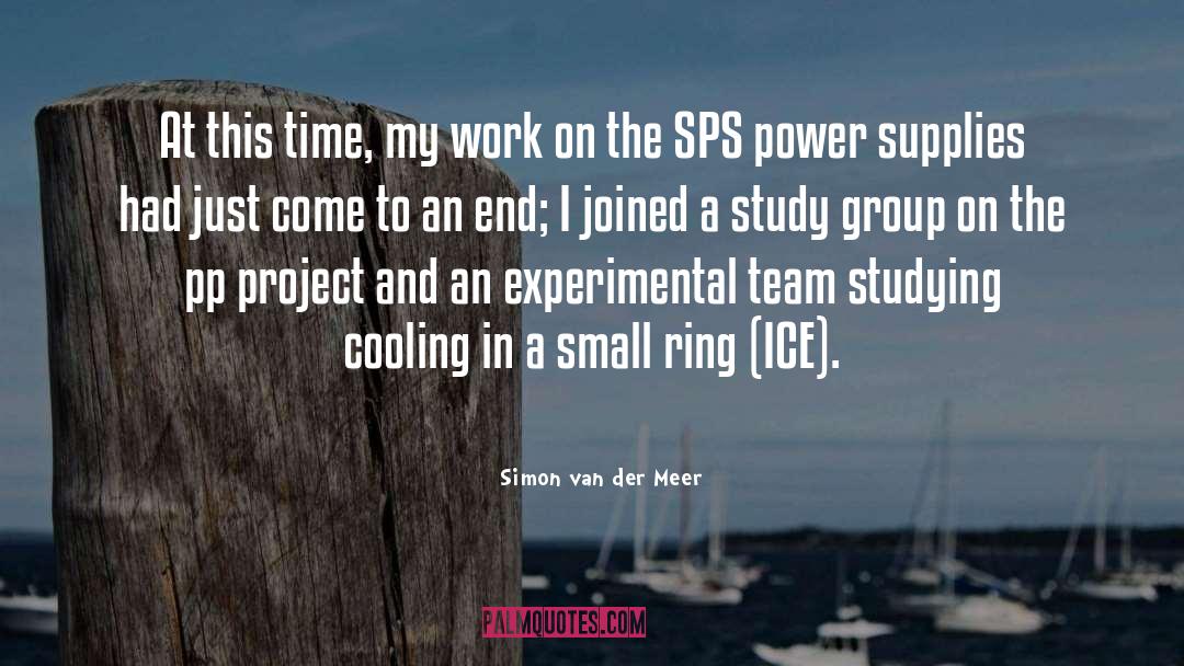 Cooling quotes by Simon Van Der Meer