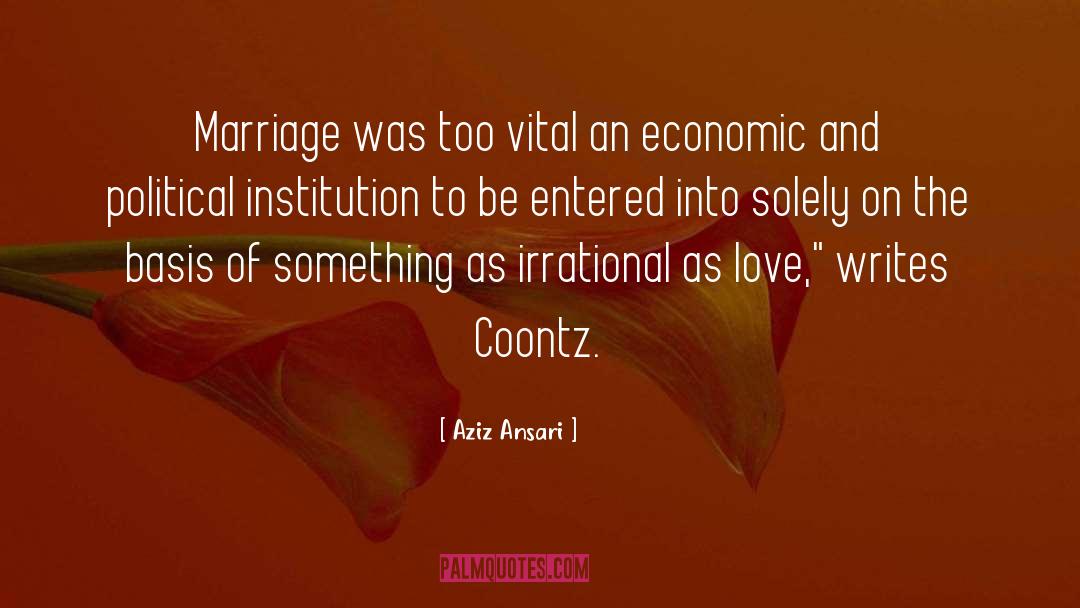 Coontz Marriage quotes by Aziz Ansari