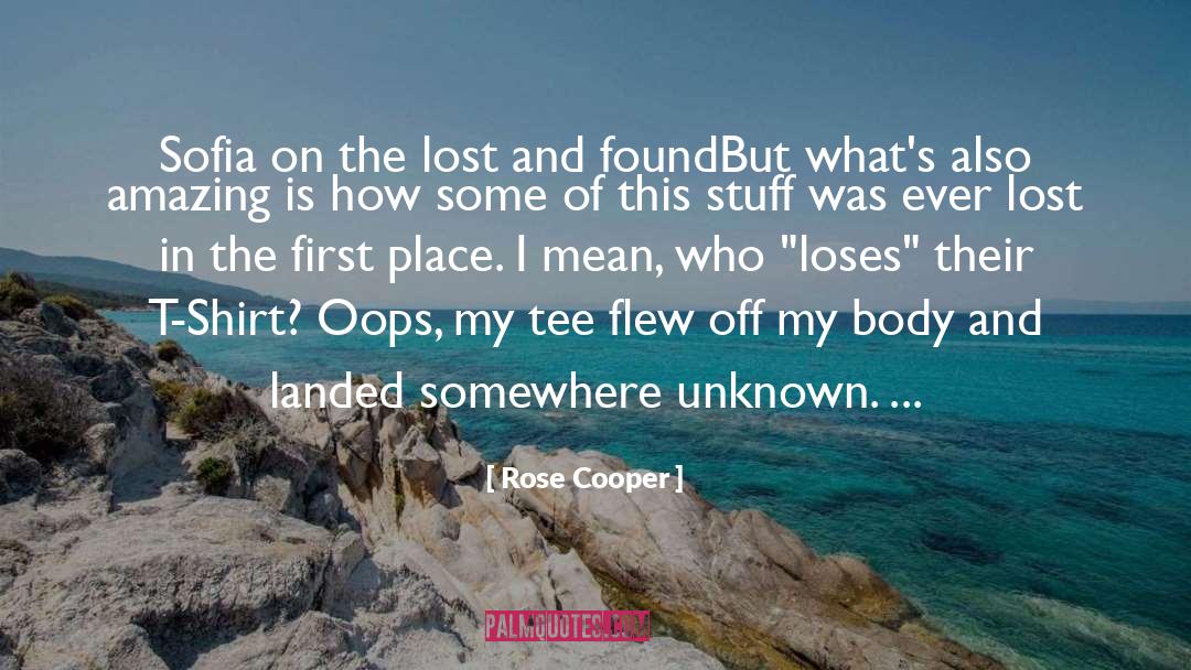 Cooper quotes by Rose Cooper