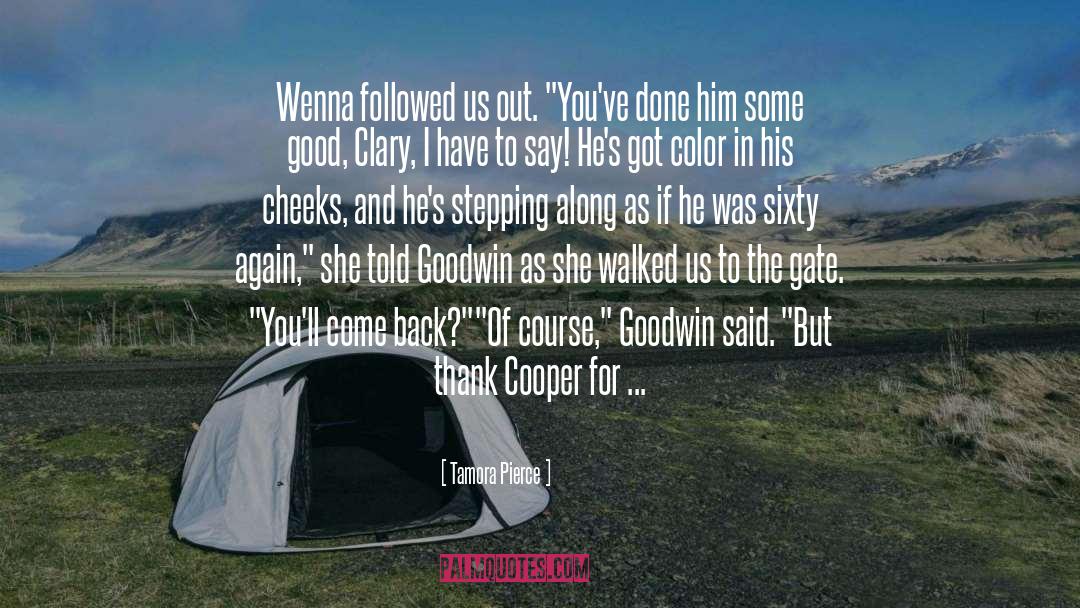 Cooper quotes by Tamora Pierce