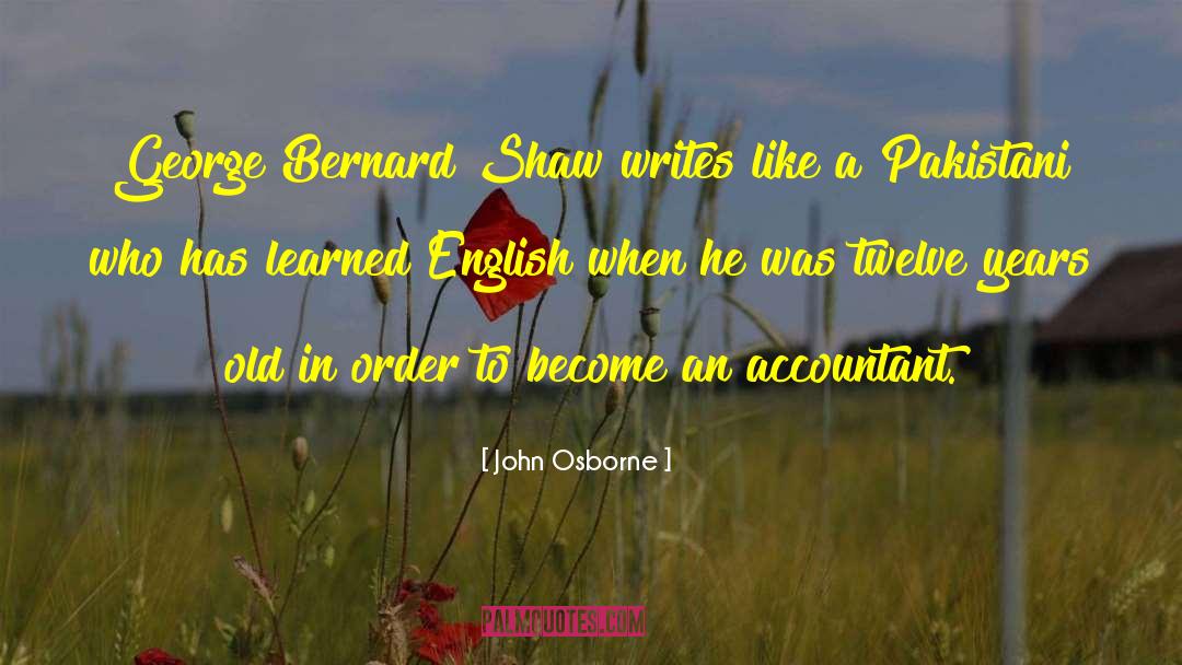 Cooper Shaw quotes by John Osborne