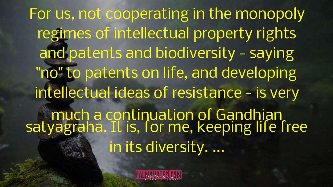 Cooperating quotes by Vandana Shiva