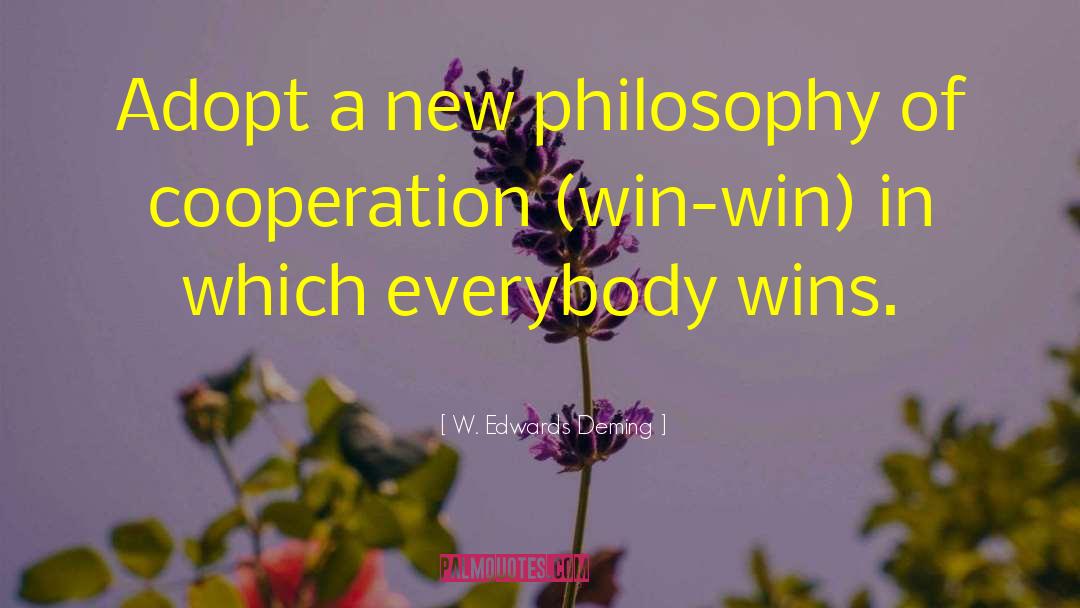 Cooperation quotes by W. Edwards Deming