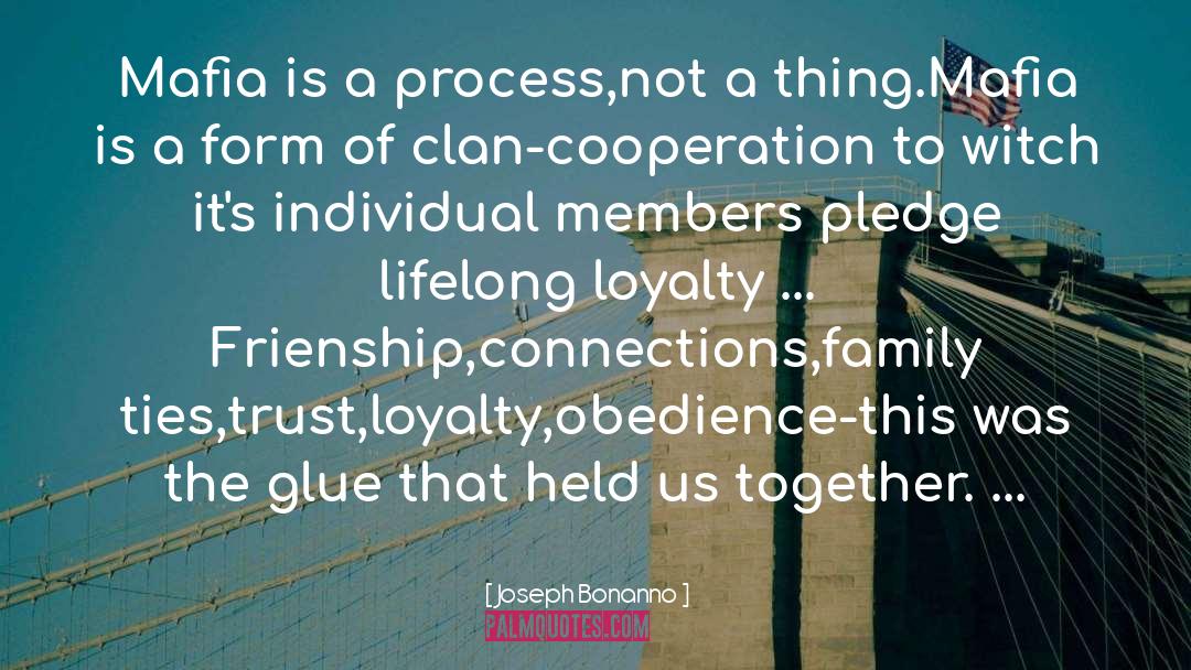 Cooperation quotes by Joseph Bonanno