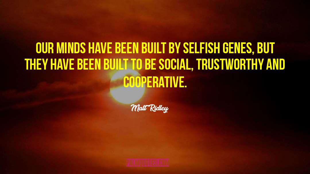 Cooperatives quotes by Matt Ridley