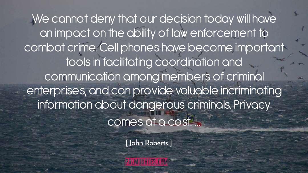 Coordination quotes by John Roberts