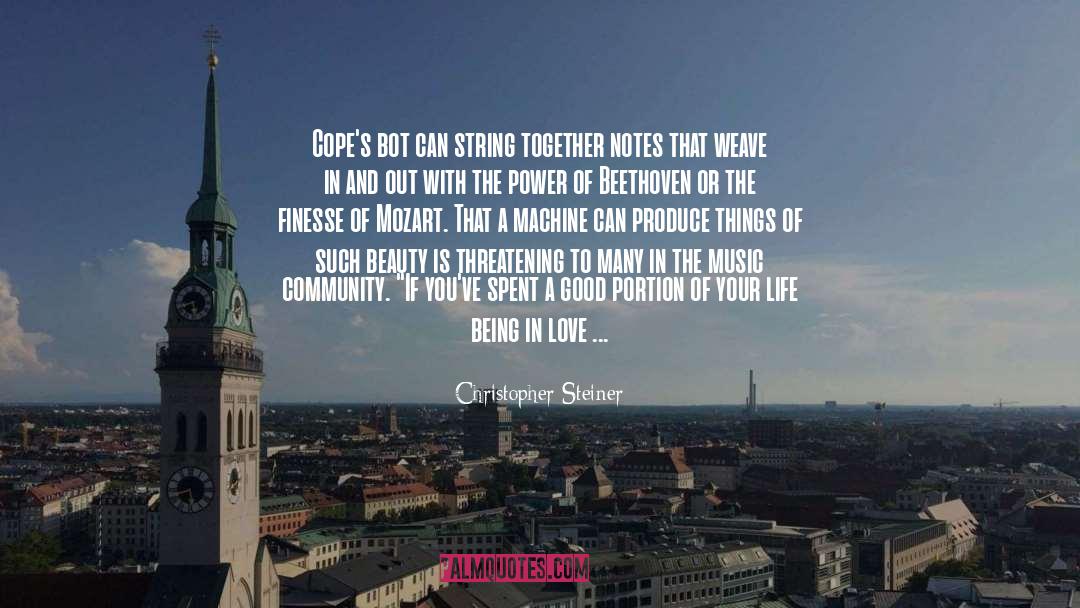 Cope quotes by Christopher Steiner