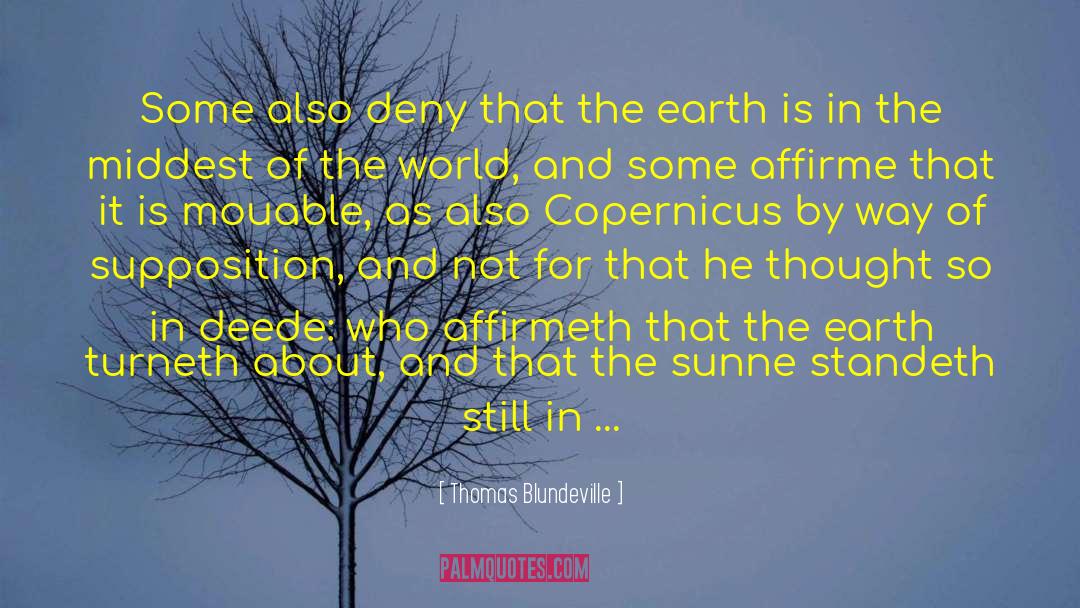 Copernicus quotes by Thomas Blundeville