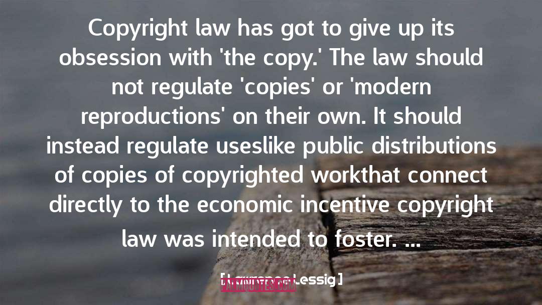 Copies quotes by Lawrence Lessig