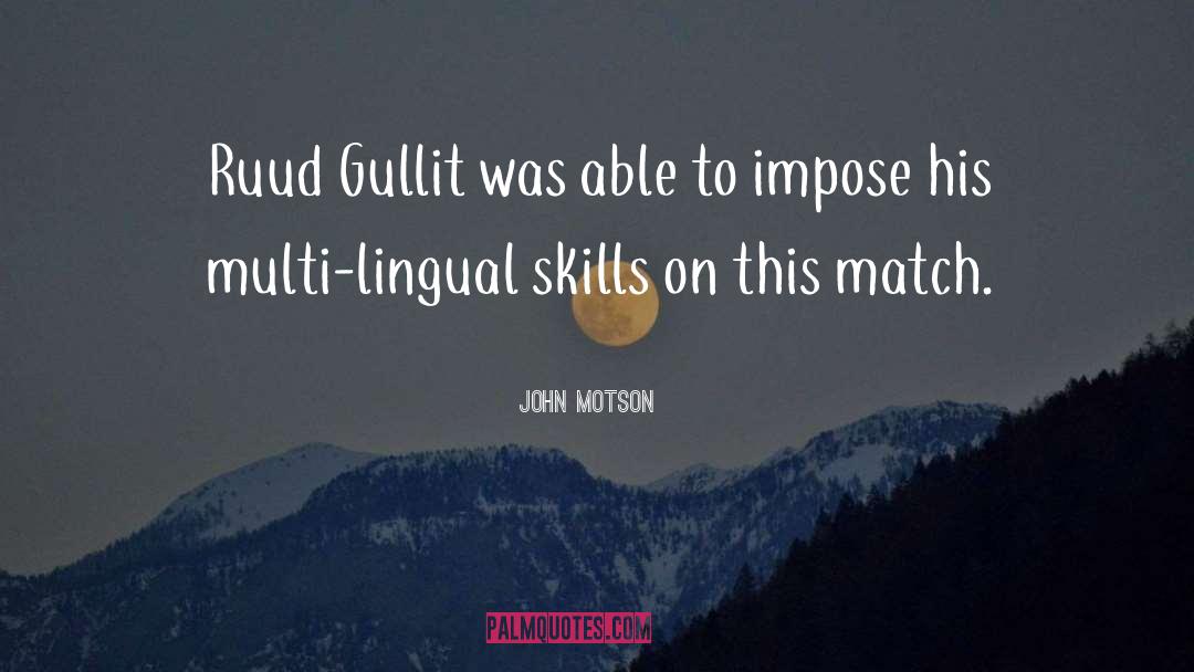 Coping Skills quotes by John Motson