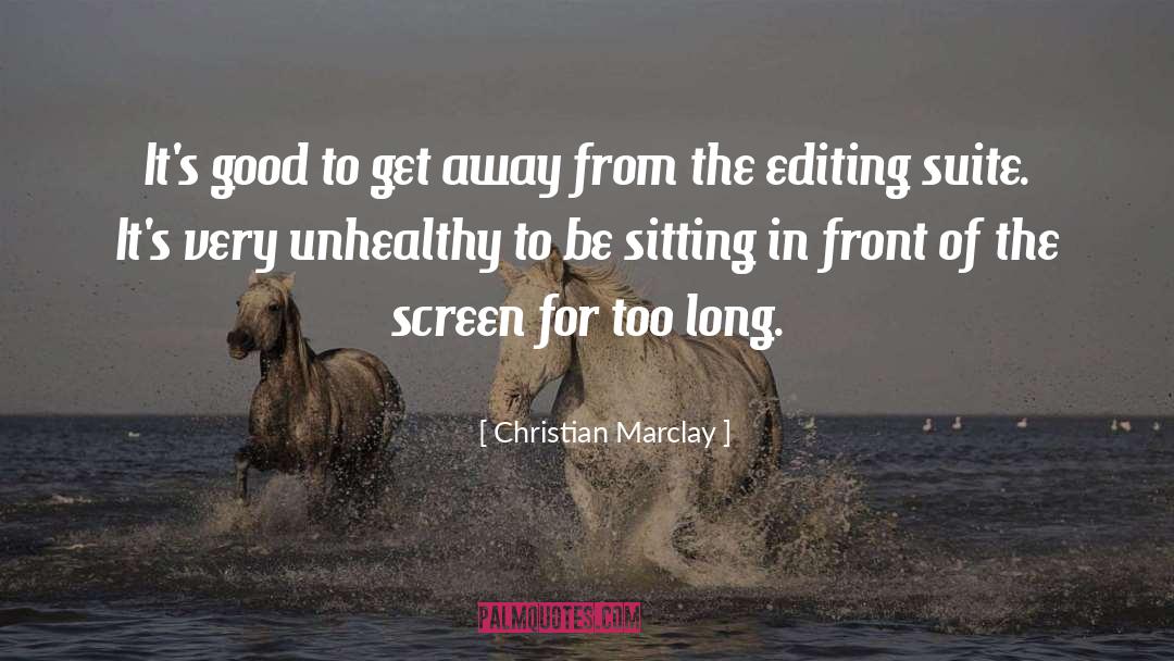 Copy Editing quotes by Christian Marclay