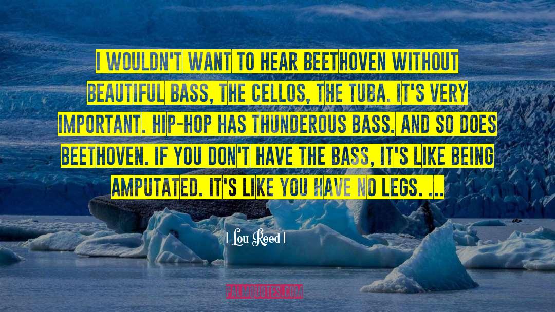 Copying Beethoven quotes by Lou Reed