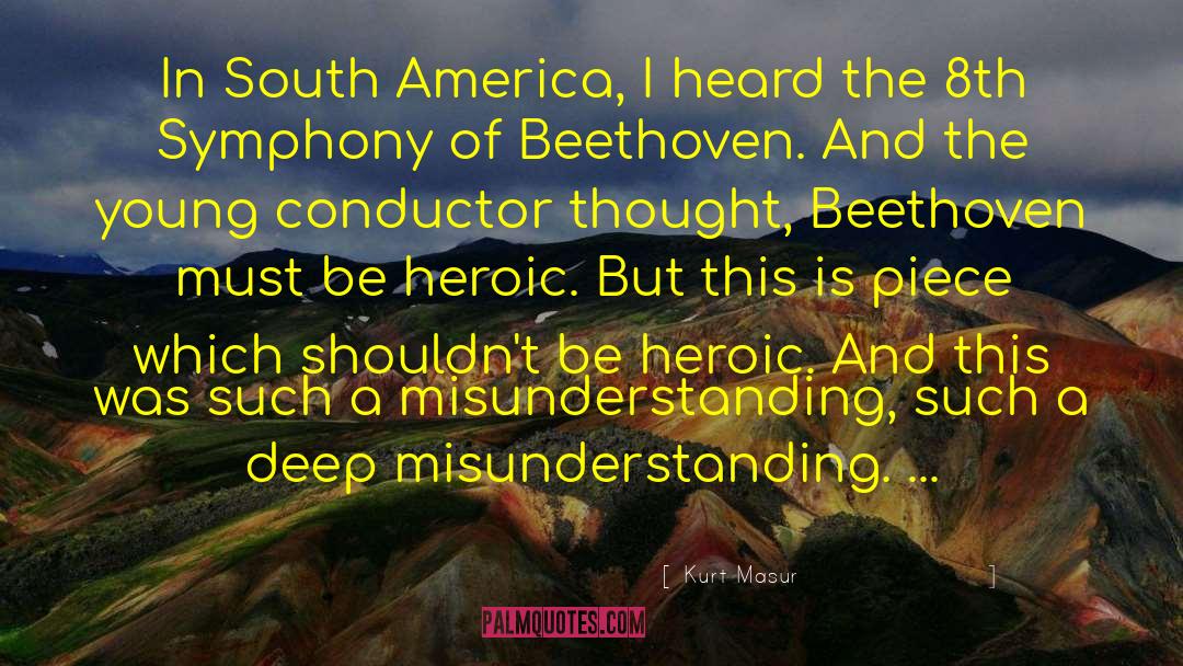 Copying Beethoven quotes by Kurt Masur