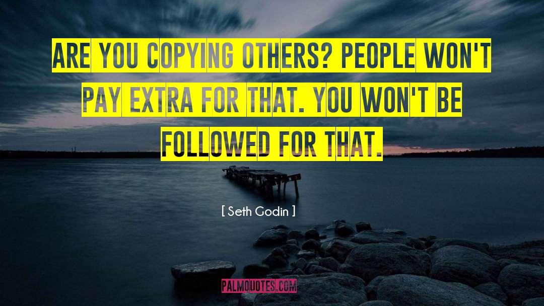 Copying Beethoven quotes by Seth Godin