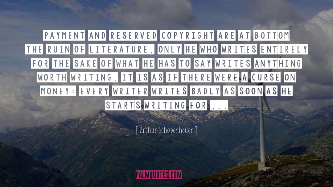 Copyright quotes by Arthur Schopenhauer