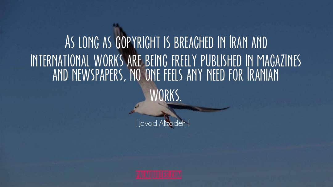 Copyright quotes by Javad Alizadeh