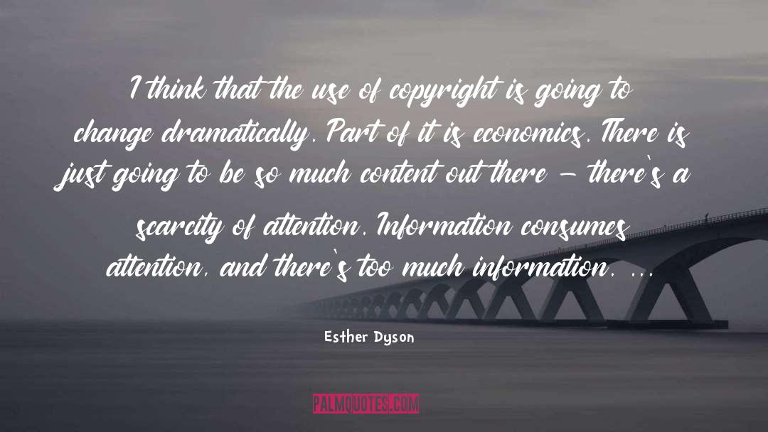 Copyright quotes by Esther Dyson