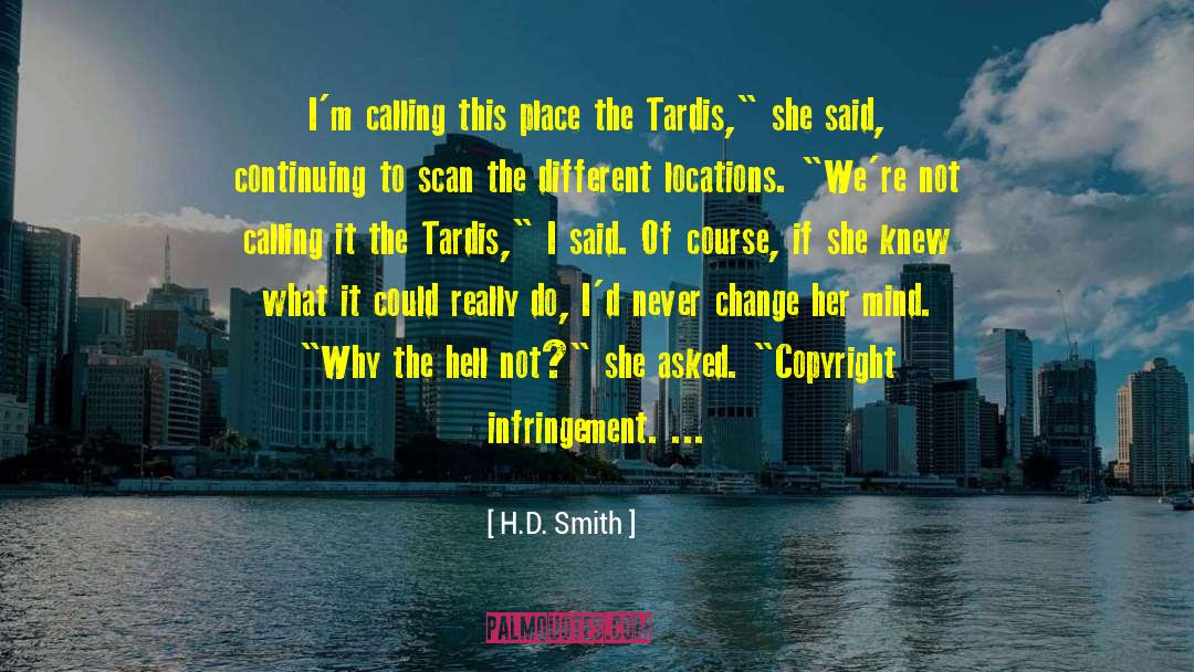 Copyright quotes by H.D. Smith