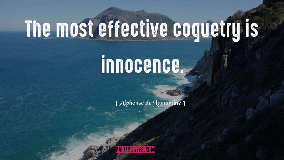 Coquetry quotes by Alphonse De Lamartine