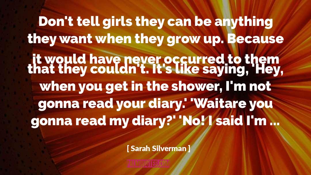 Corada Shower quotes by Sarah Silverman